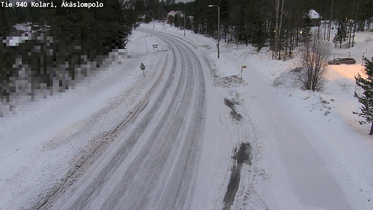 Kelikamerat Kuva Tie 940 Kolari, Äkäslompolo, Kolari, Lappi