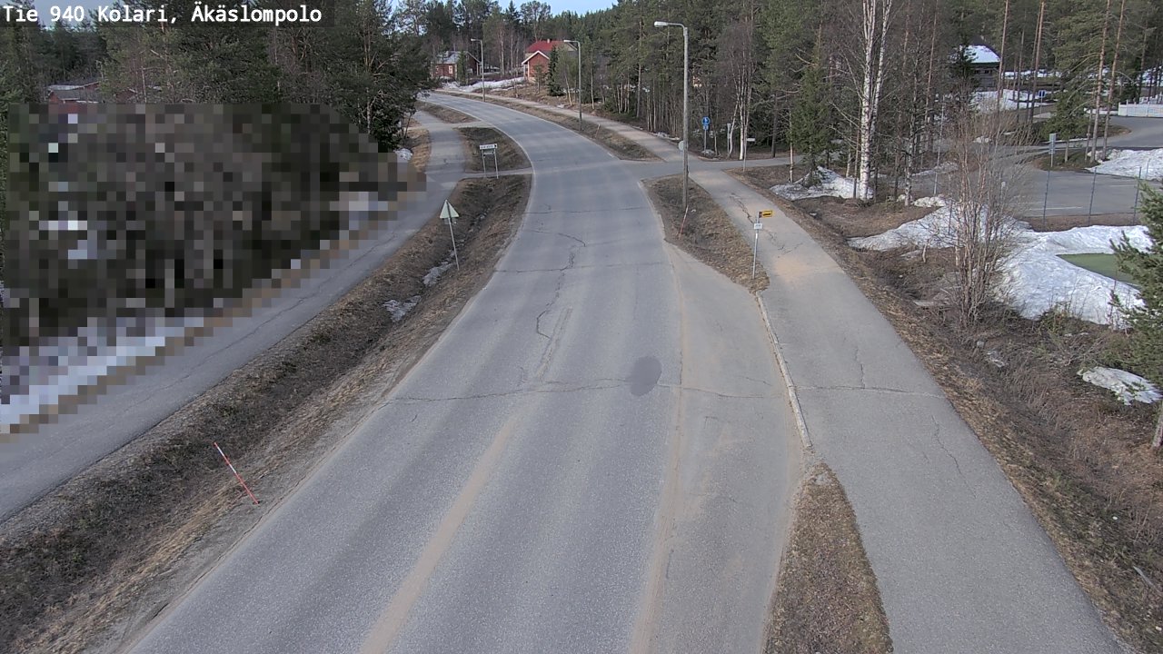 Weather Camera Image Väg 940 Kolari, Äkäslompolo, Kolari, Lappi