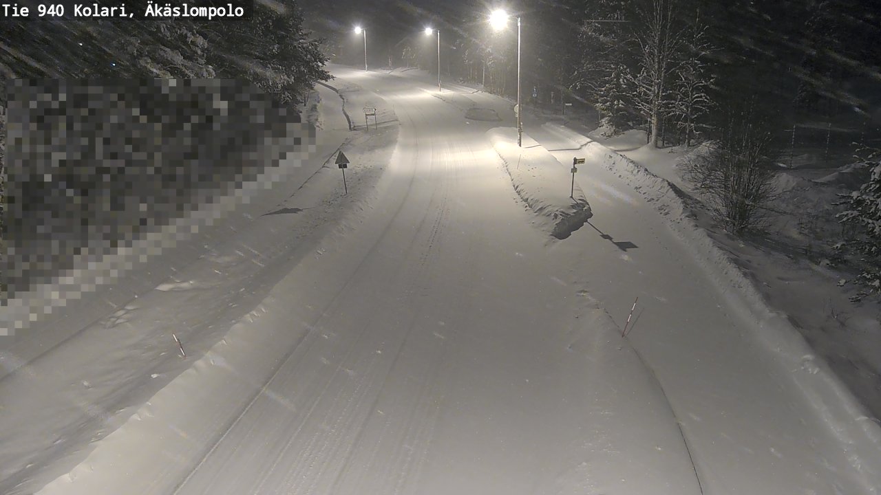Kelikamerat Kuva Tie 940 Kolari, Äkäslompolo, Kolari, Lappi