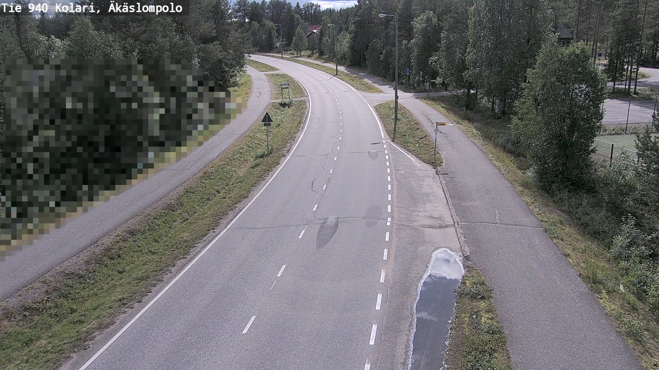 Weather Camera Image Väg 940 Kolari, Äkäslompolo, Kolari, Lappi