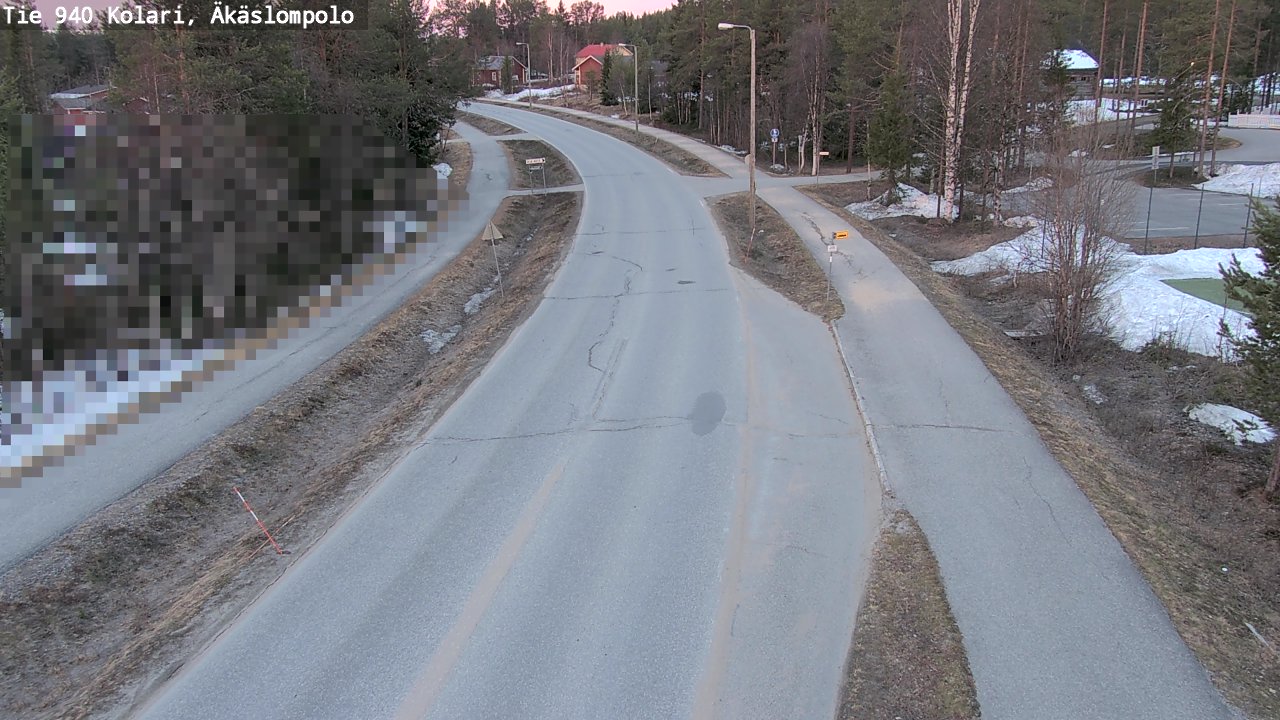 Weather Camera Image Väg 940 Kolari, Äkäslompolo, Kolari, Lappi