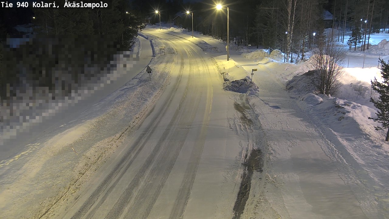 Kelikamerat Kuva Tie 940 Kolari, Äkäslompolo, Kolari, Lappi