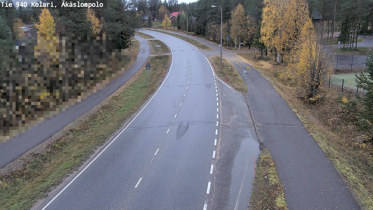 Weather Camera Image Väg 940 Kolari, Äkäslompolo, Kolari, Lappi