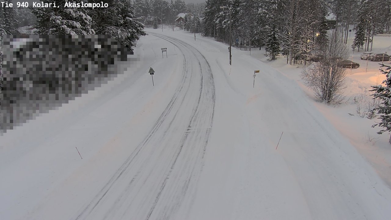 Kelikamerat Kuva Tie 940 Kolari, Äkäslompolo, Kolari, Lappi