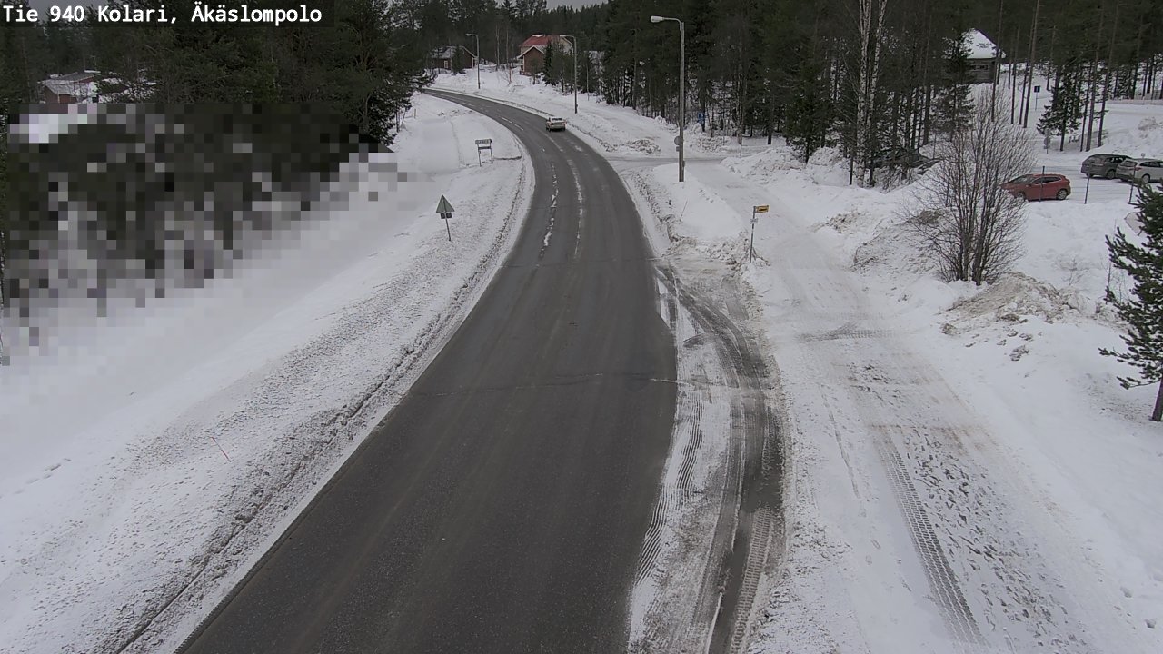 Kelikamerat Kuva Tie 940 Kolari, Äkäslompolo, Kolari, Lappi
