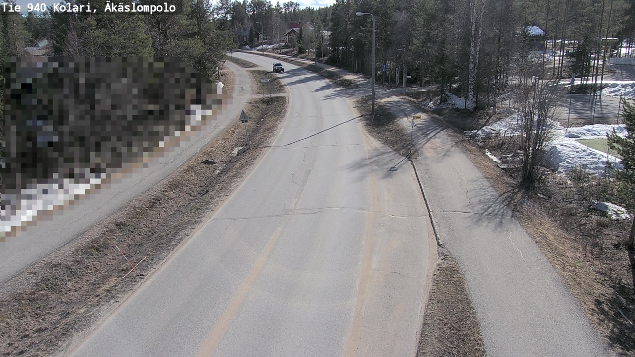 Weather Camera Image Väg 940 Kolari, Äkäslompolo, Kolari, Lappi
