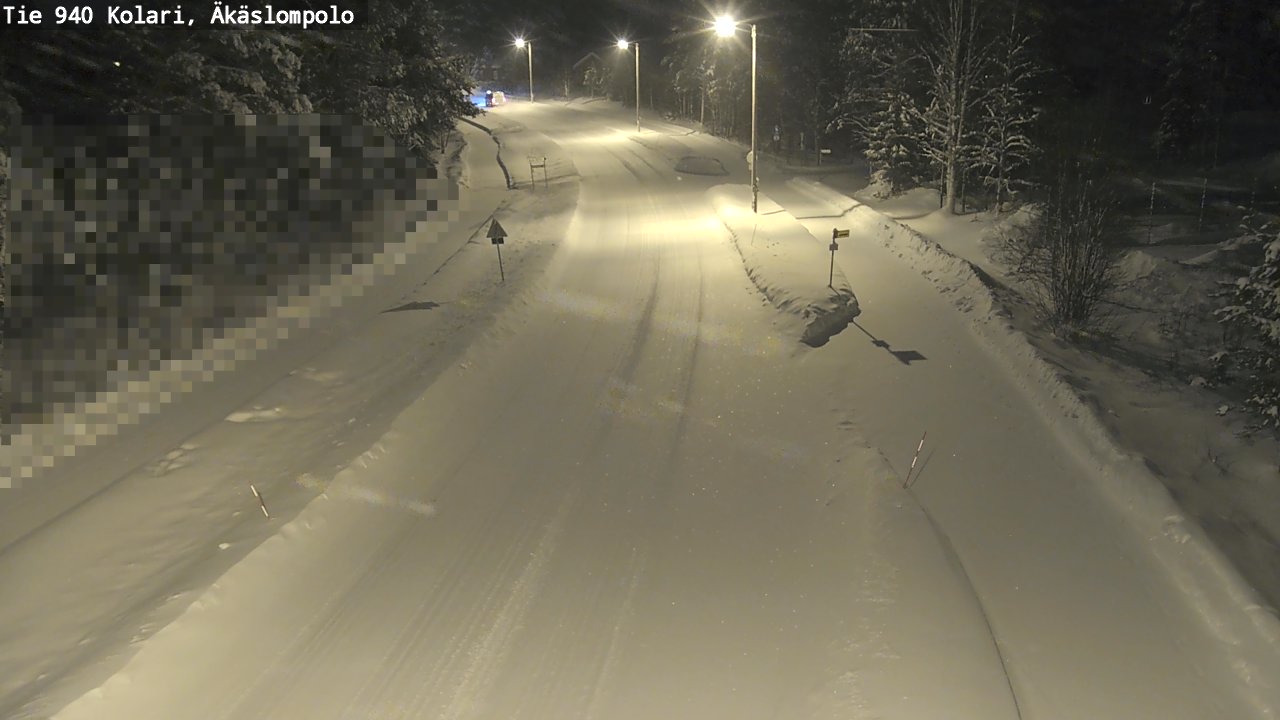 Kelikamerat Kuva Tie 940 Kolari, Äkäslompolo, Kolari, Lappi