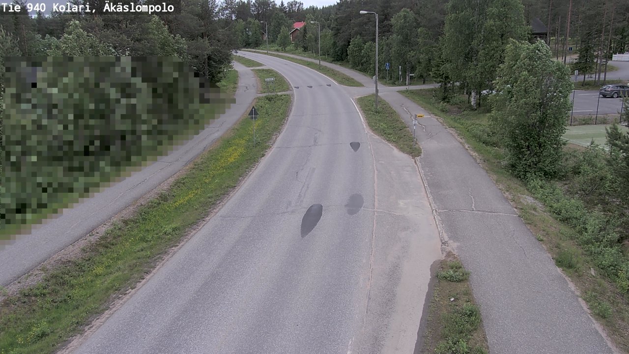 Weather Camera Image Väg 940 Kolari, Äkäslompolo, Kolari, Lappi