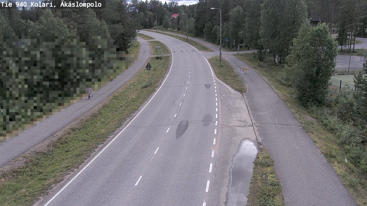 Weather Camera Image Väg 940 Kolari, Äkäslompolo, Kolari, Lappi