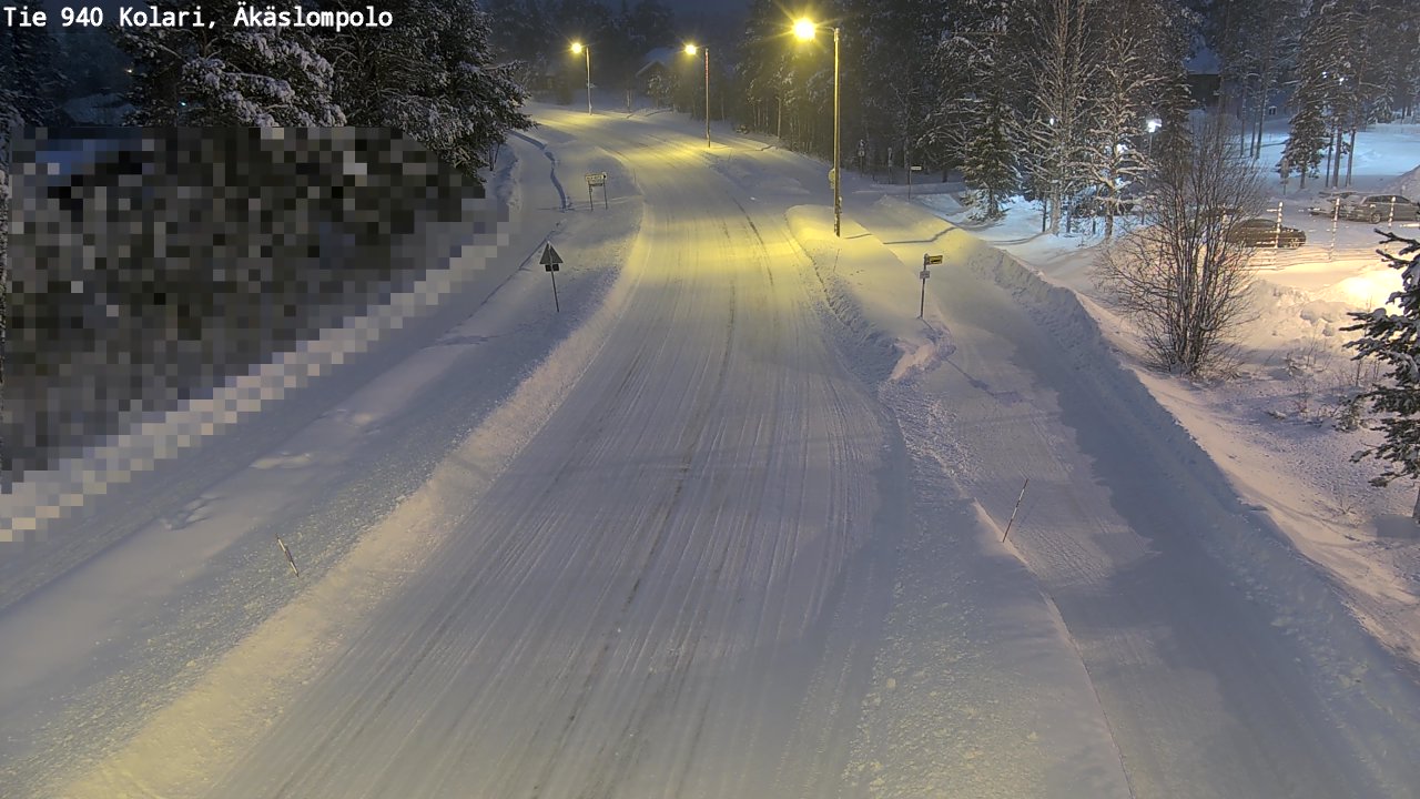 Kelikamerat Kuva Tie 940 Kolari, Äkäslompolo, Kolari, Lappi
