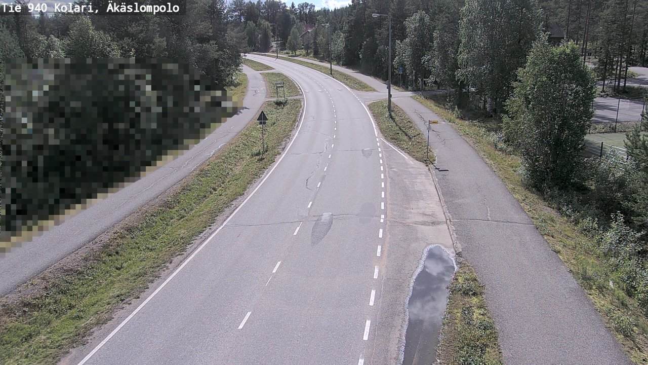 Weather Camera Image Väg 940 Kolari, Äkäslompolo, Kolari, Lappi