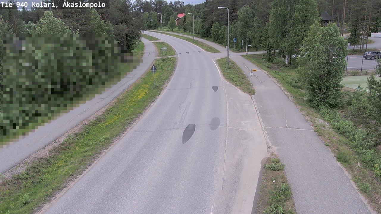 Weather Camera Image Väg 940 Kolari, Äkäslompolo, Kolari, Lappi