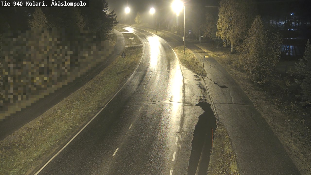 Kelikamerat Kuva Tie 940 Kolari, Äkäslompolo, Kolari, Lappi