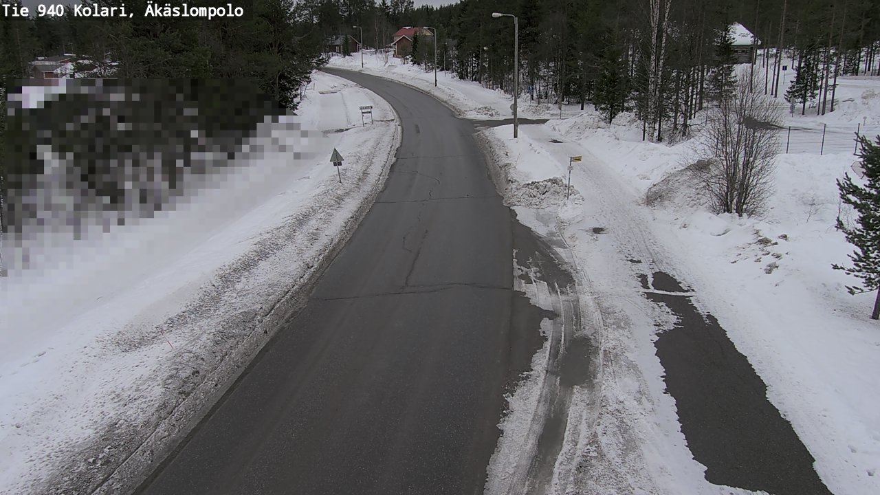Kelikamerat Kuva Tie 940 Kolari, Äkäslompolo, Kolari, Lappi