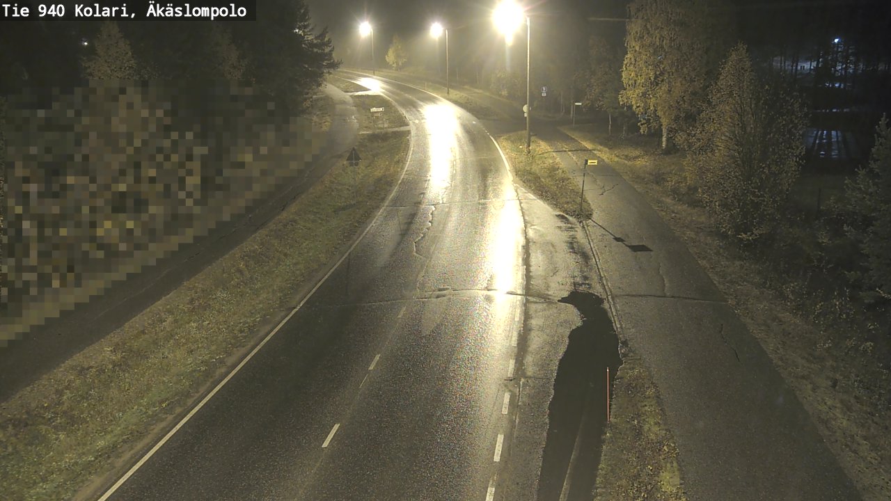 Kelikamerat Kuva Tie 940 Kolari, Äkäslompolo, Kolari, Lappi