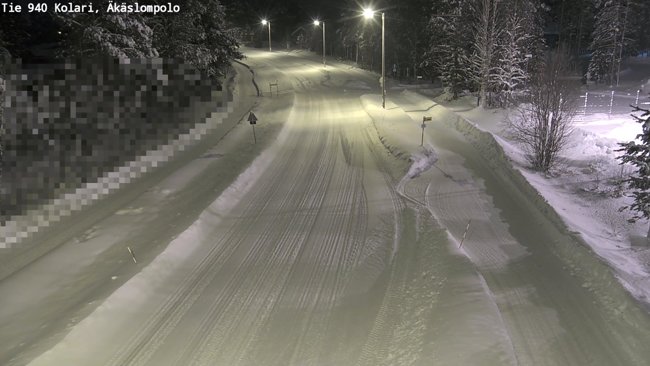 Kelikamerat Kuva Tie 940 Kolari, Äkäslompolo, Kolari, Lappi