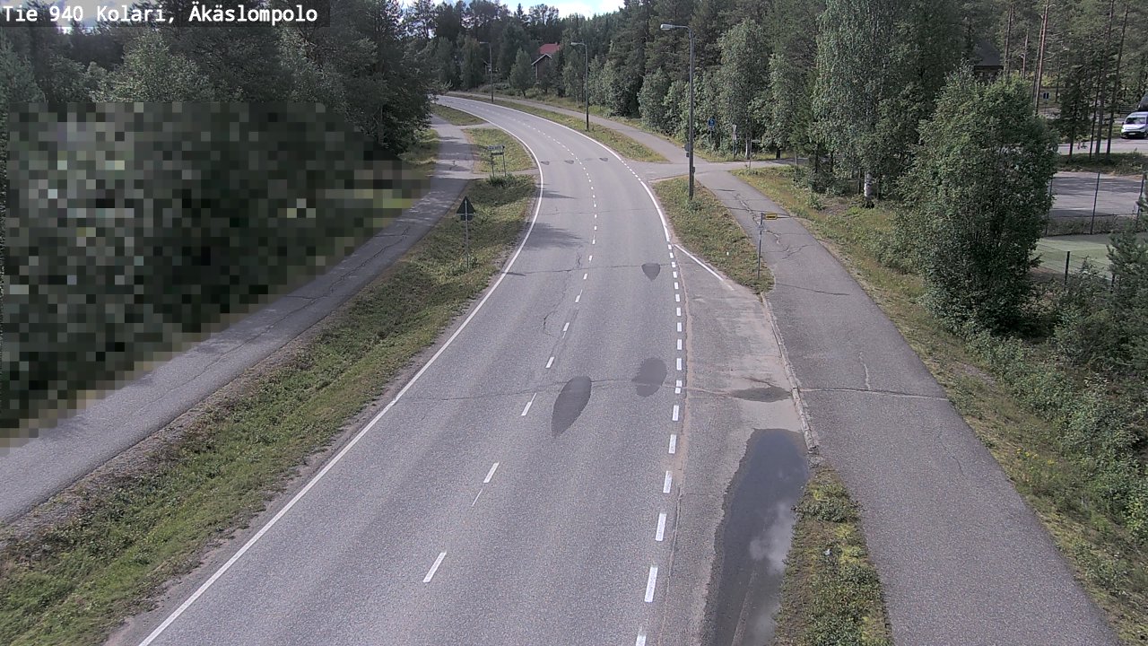 Weather Camera Image Väg 940 Kolari, Äkäslompolo, Kolari, Lappi
