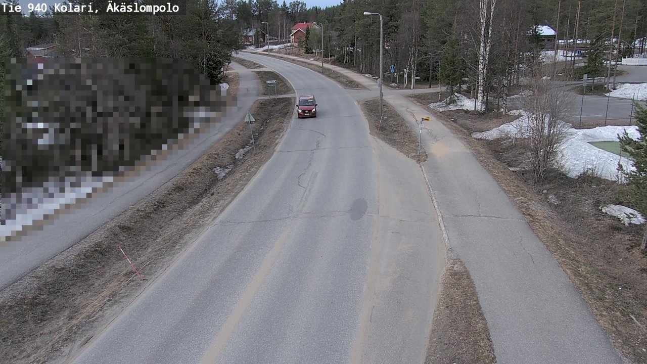 Weather Camera Image Väg 940 Kolari, Äkäslompolo, Kolari, Lappi