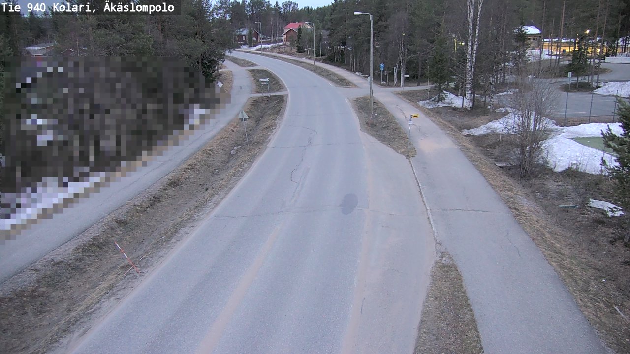 Weather Camera Image Road 940 Kolari, Äkäslompolo, Kolari, Lappi
