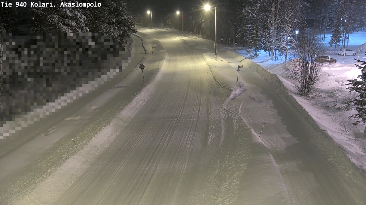 Kelikamerat Kuva Tie 940 Kolari, Äkäslompolo, Kolari, Lappi