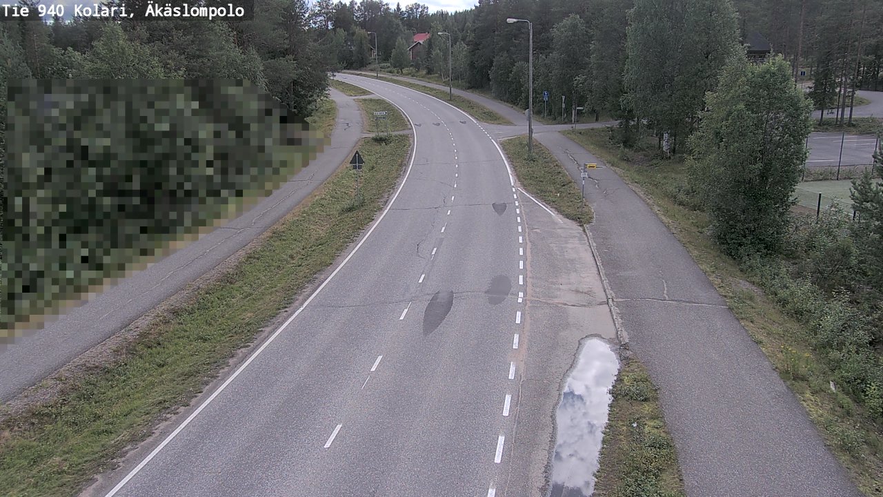 Weather Camera Image Väg 940 Kolari, Äkäslompolo, Kolari, Lappi