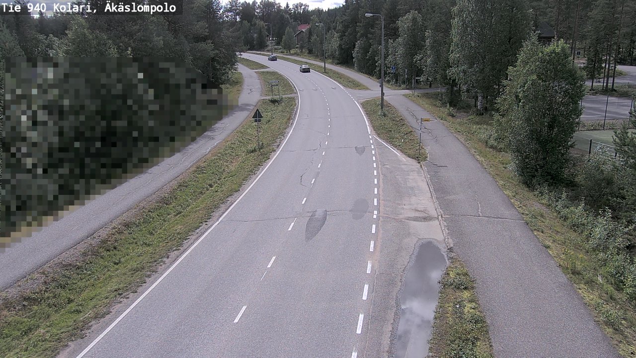 Weather Camera Image Väg 940 Kolari, Äkäslompolo, Kolari, Lappi