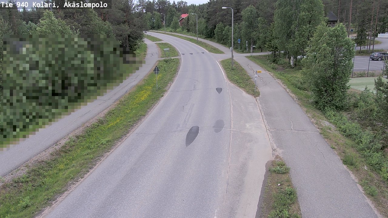 Weather Camera Image Väg 940 Kolari, Äkäslompolo, Kolari, Lappi
