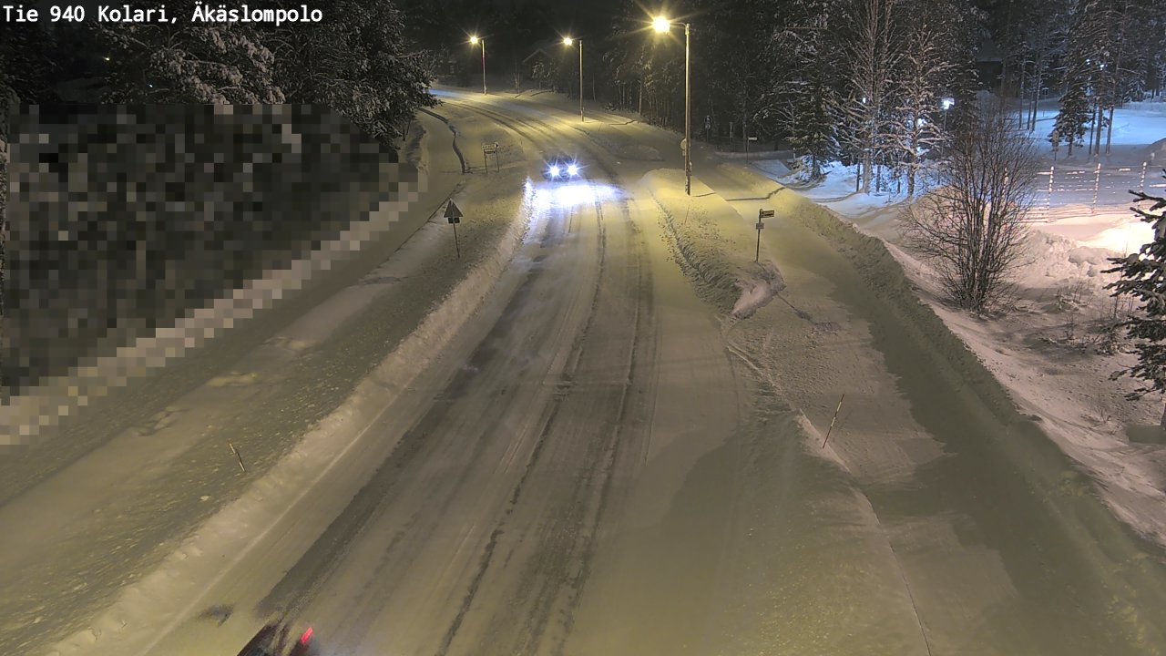 Kelikamerat Kuva Tie 940 Kolari, Äkäslompolo, Kolari, Lappi