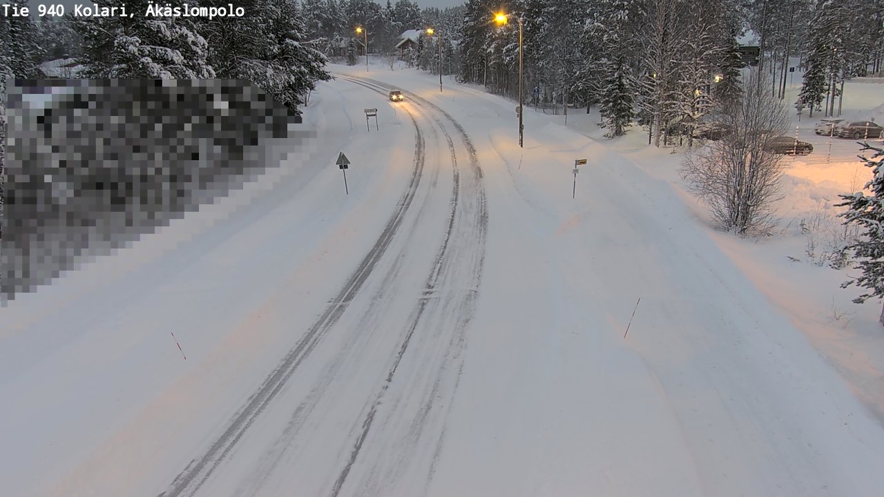 Weather Camera Image Road 940 Kolari, Äkäslompolo, Kolari, Lappi