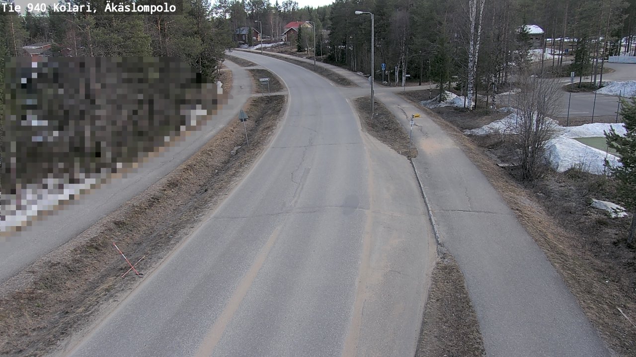 Weather Camera Image Väg 940 Kolari, Äkäslompolo, Kolari, Lappi