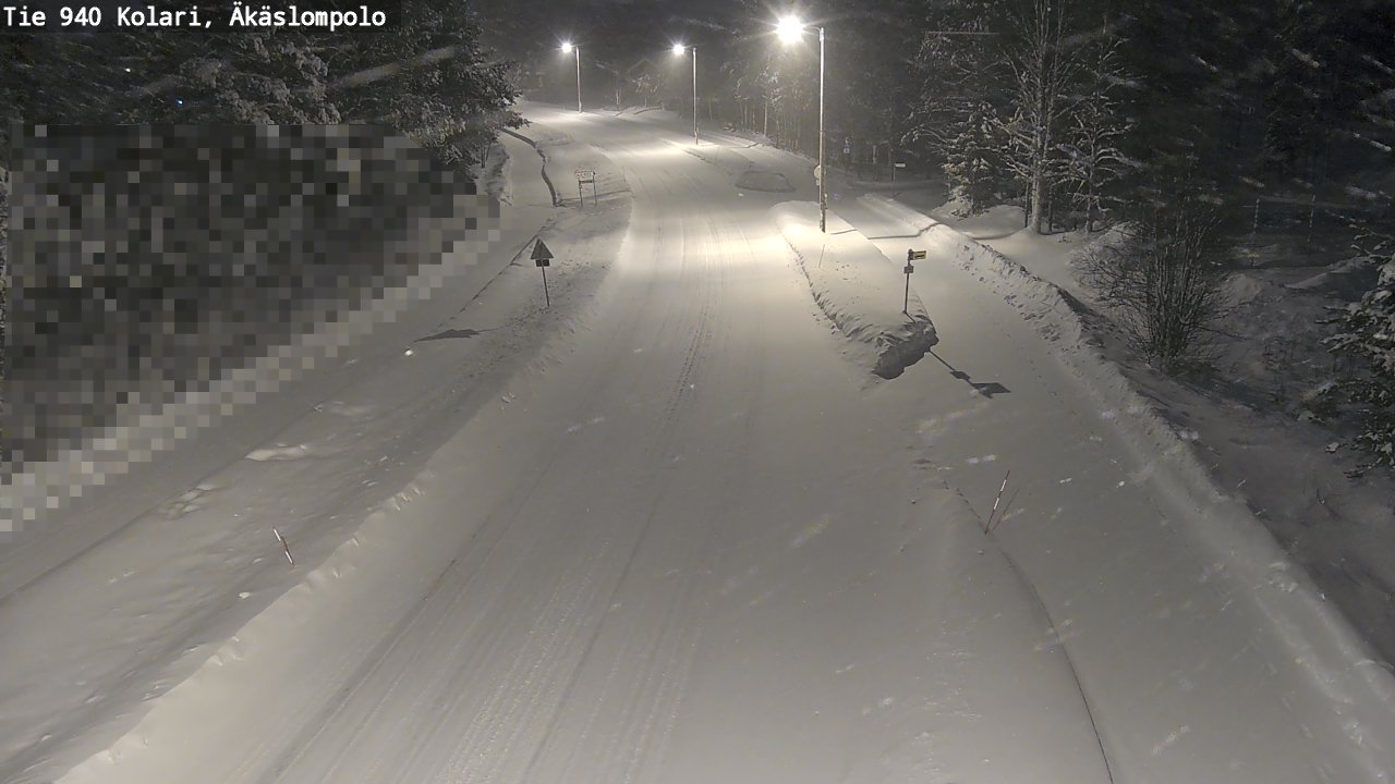 Kelikamerat Kuva Tie 940 Kolari, Äkäslompolo, Kolari, Lappi