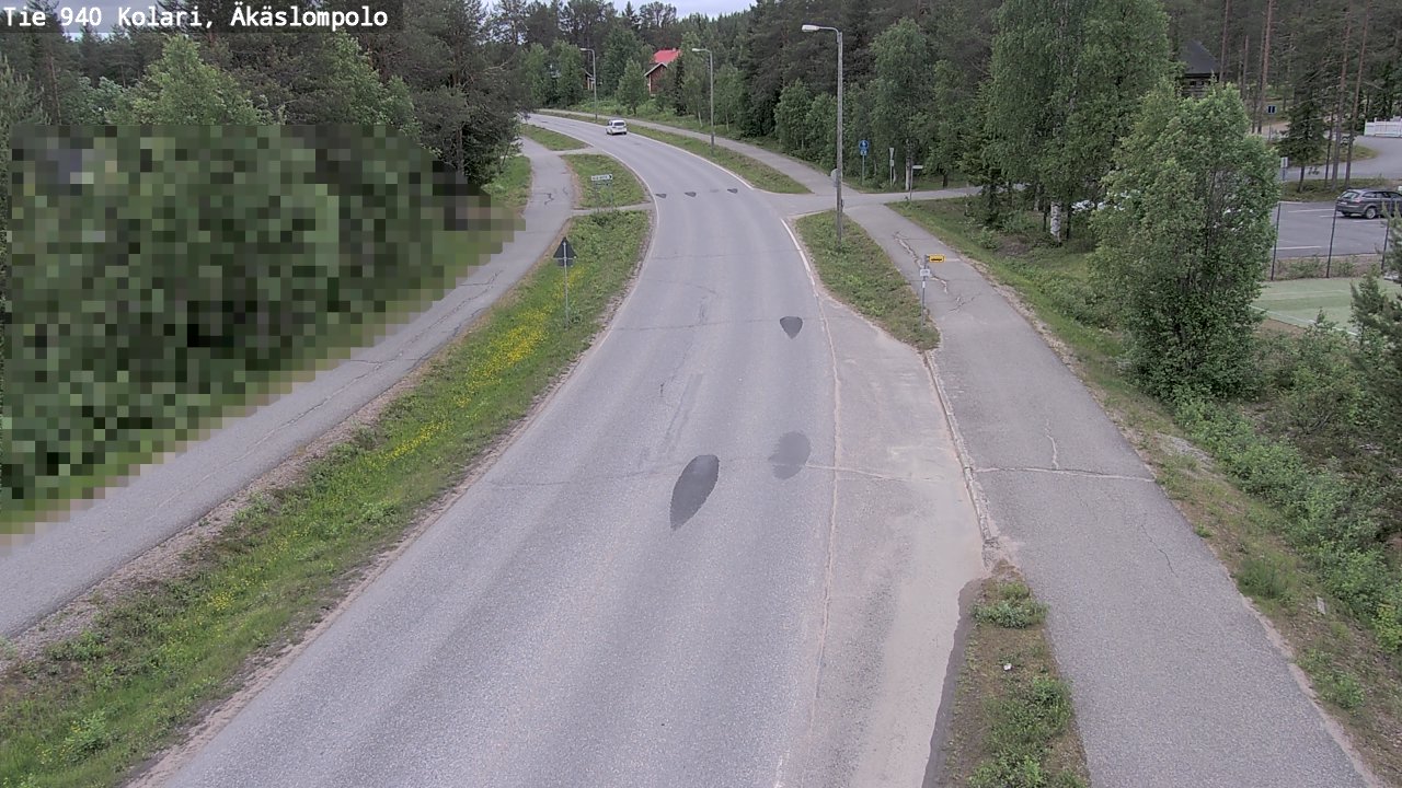 Weather Camera Image Väg 940 Kolari, Äkäslompolo, Kolari, Lappi