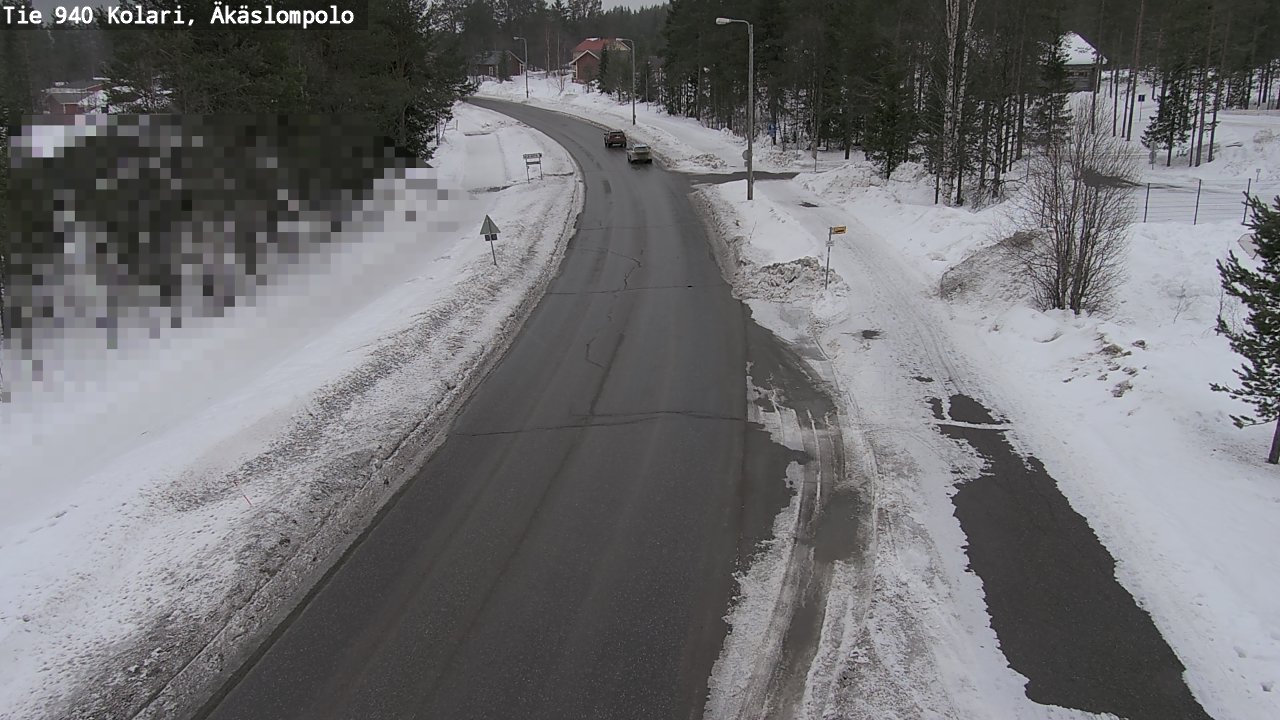 Kelikamerat Kuva Tie 940 Kolari, Äkäslompolo, Kolari, Lappi