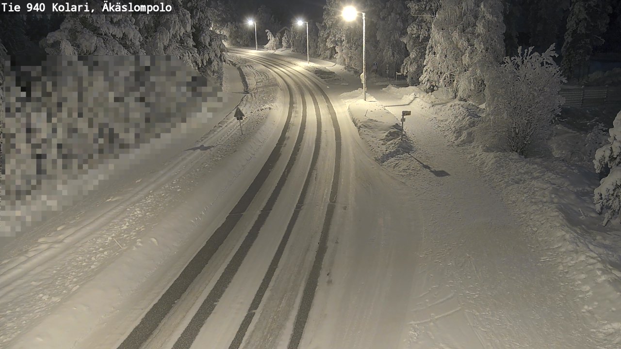 Kelikamerat Kuva Tie 940 Kolari, Äkäslompolo, Kolari, Lappi