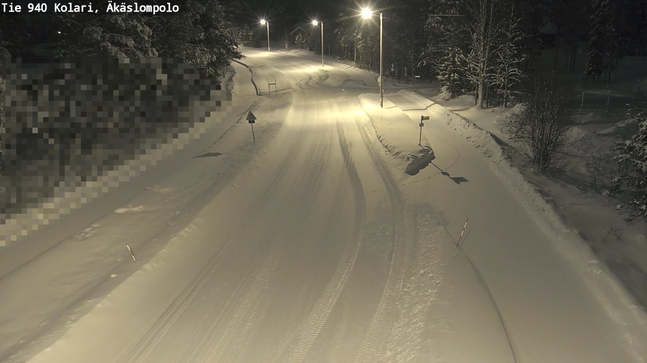 Kelikamerat Kuva Tie 940 Kolari, Äkäslompolo, Kolari, Lappi