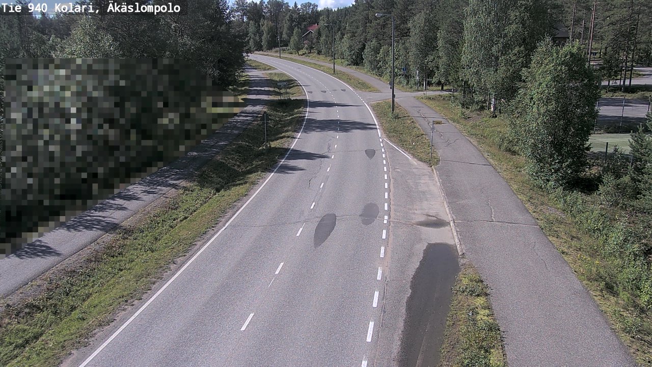 Weather Camera Image Väg 940 Kolari, Äkäslompolo, Kolari, Lappi