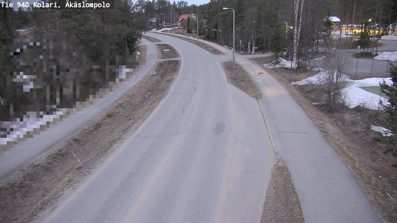 Weather Camera Image Road 940 Kolari, Äkäslompolo, Kolari, Lappi