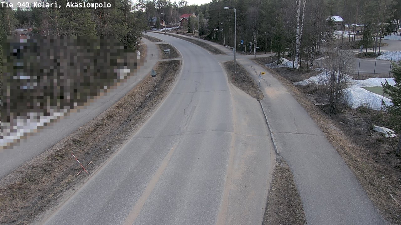 Weather Camera Image Väg 940 Kolari, Äkäslompolo, Kolari, Lappi