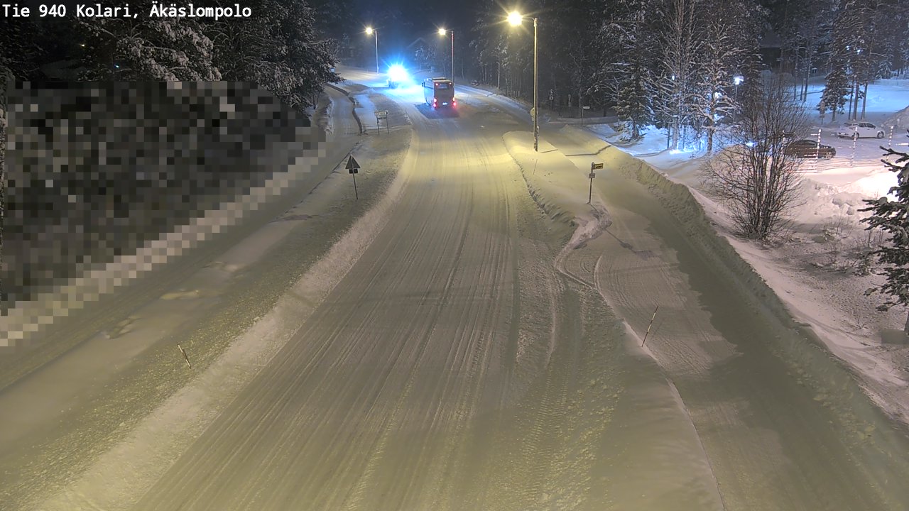Kelikamerat Kuva Tie 940 Kolari, Äkäslompolo, Kolari, Lappi
