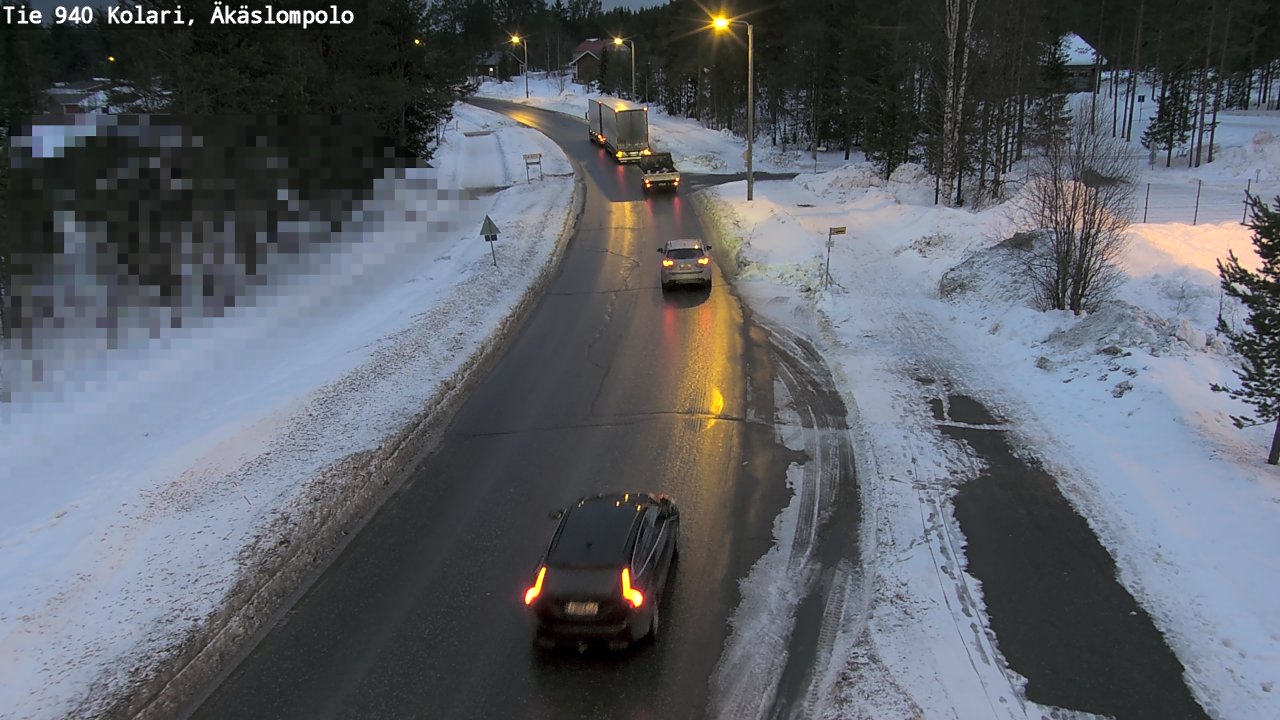 Weather Camera Image Road 940 Kolari, Äkäslompolo, Kolari, Lappi