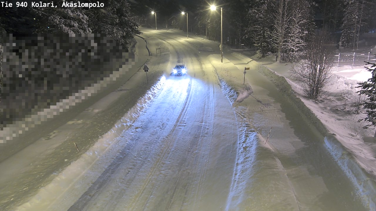 Kelikamerat Kuva Tie 940 Kolari, Äkäslompolo, Kolari, Lappi