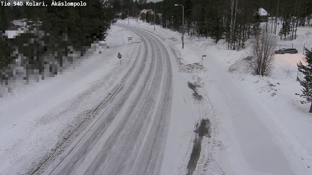 Kelikamerat Kuva Tie 940 Kolari, Äkäslompolo, Kolari, Lappi