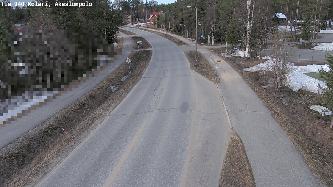 Weather Camera Image Väg 940 Kolari, Äkäslompolo, Kolari, Lappi