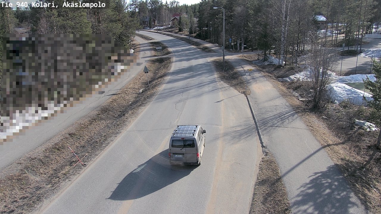 Weather Camera Image Väg 940 Kolari, Äkäslompolo, Kolari, Lappi
