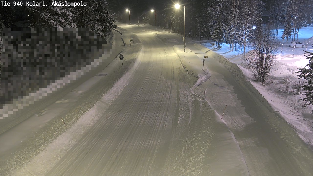 Kelikamerat Kuva Tie 940 Kolari, Äkäslompolo, Kolari, Lappi