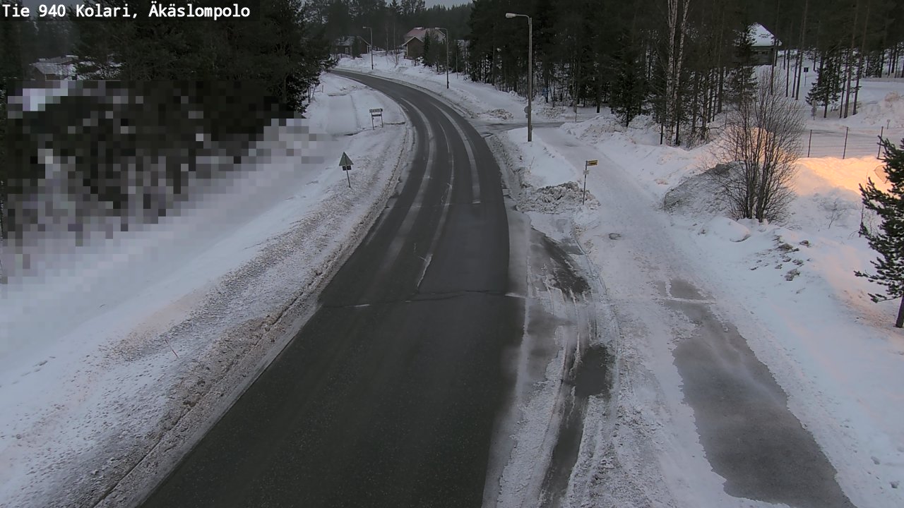 Kelikamerat Kuva Tie 940 Kolari, Äkäslompolo, Kolari, Lappi