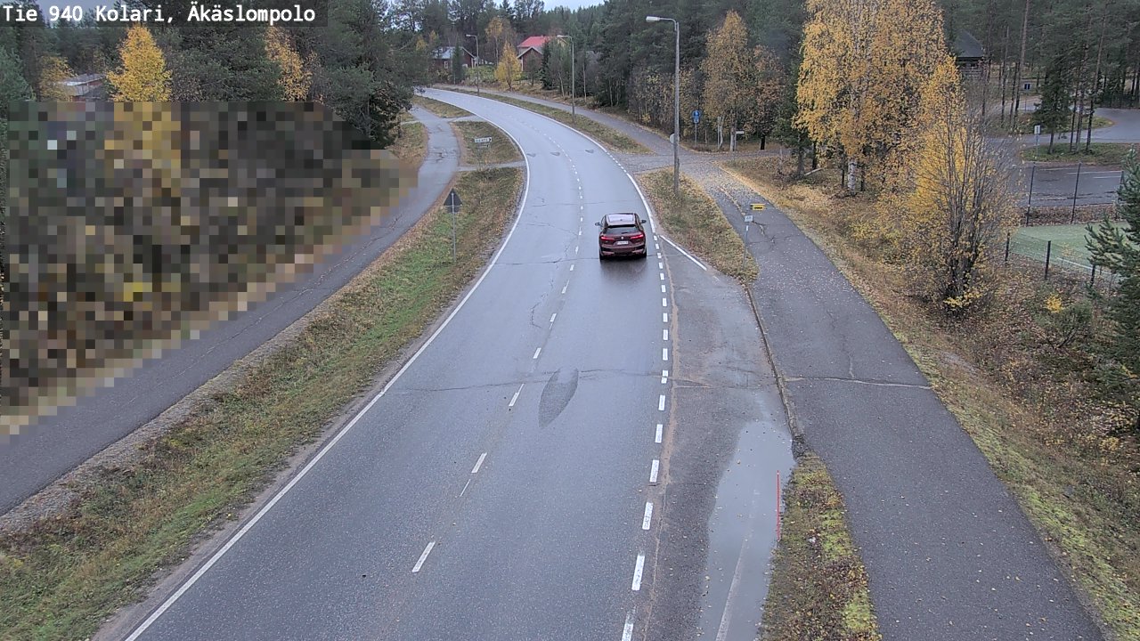 Weather Camera Image Väg 940 Kolari, Äkäslompolo, Kolari, Lappi