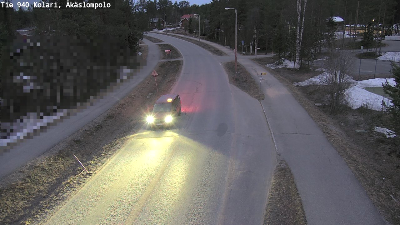 Weather Camera Image Road 940 Kolari, Äkäslompolo, Kolari, Lappi