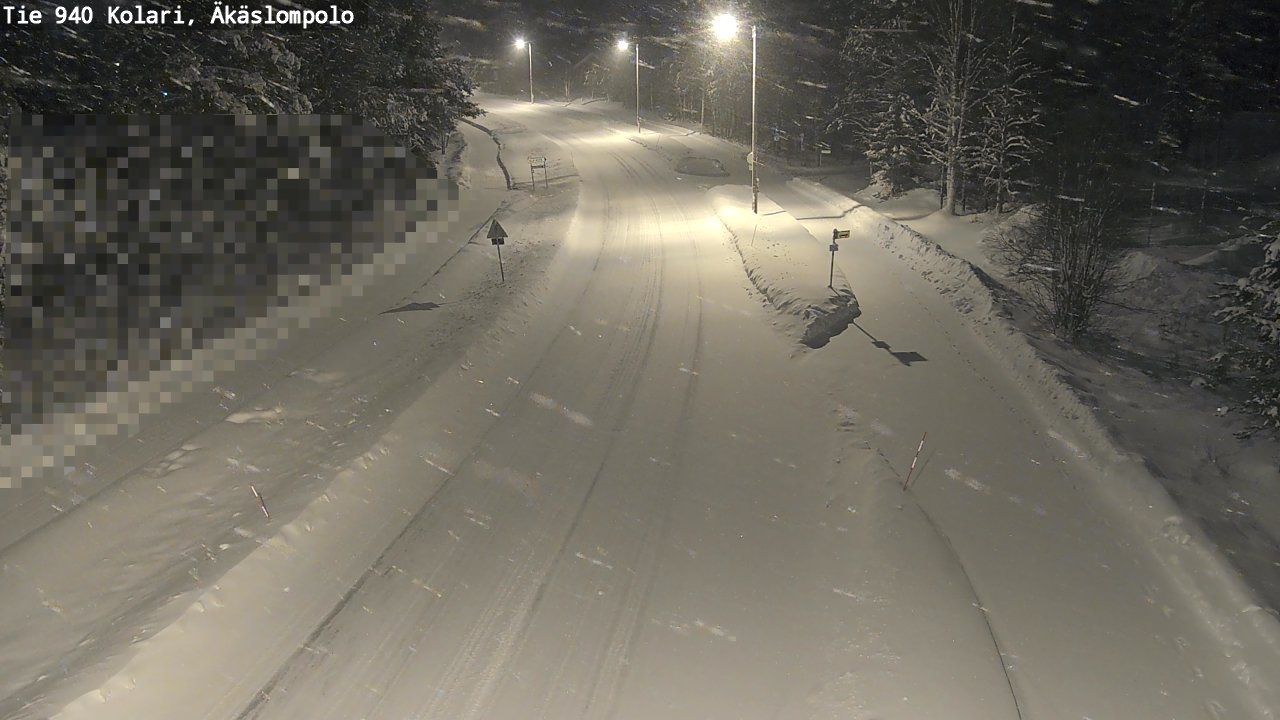 Kelikamerat Kuva Tie 940 Kolari, Äkäslompolo, Kolari, Lappi