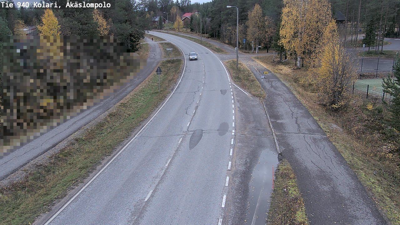 Weather Camera Image Väg 940 Kolari, Äkäslompolo, Kolari, Lappi